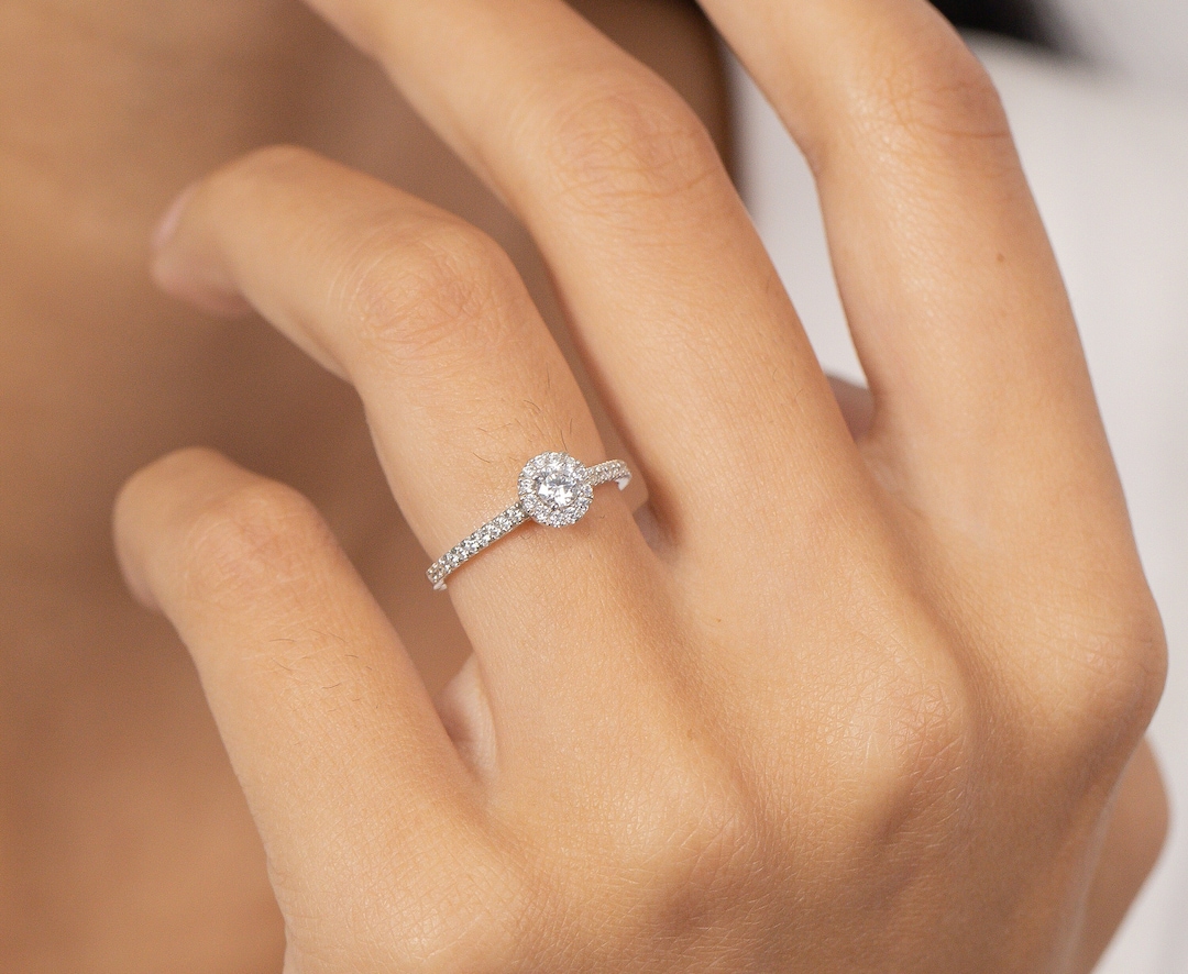 Maty Alliance Femme Argent Et Zirconium Solitaire Maty Bague