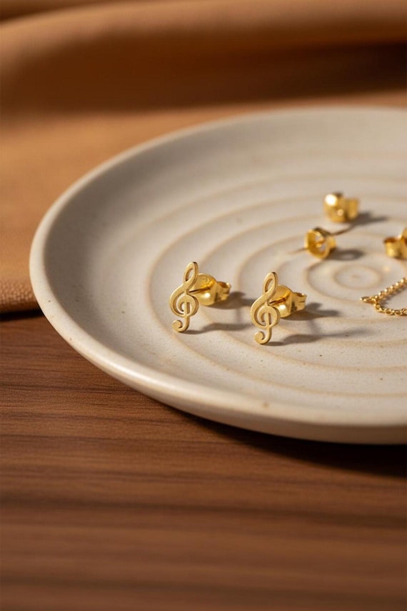 クラリネット&ト音記号 ゴールドピアス♬ クラリネット&ト音記号 ゴールドピアス♬ クラリネット | 音楽雑貨の店