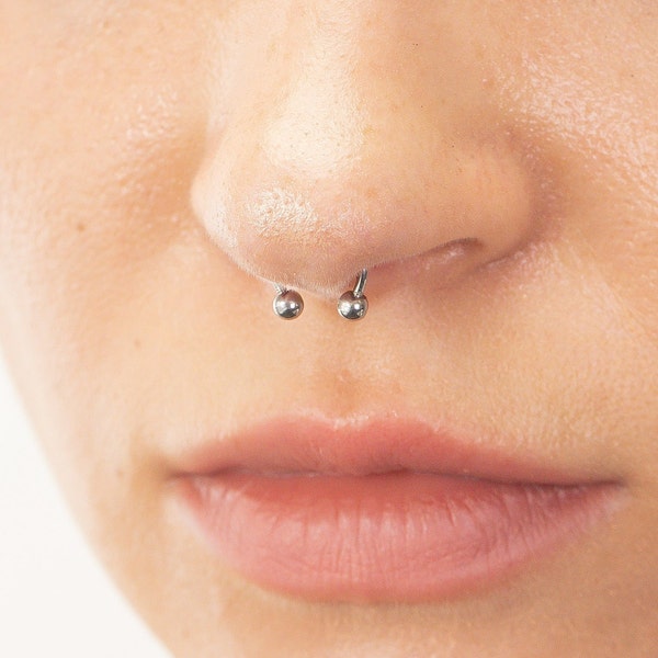 Septum Ring, Tiny Septum Ring, Unique Body Jewelry, Body Jewelry, Nose Rings & Studs