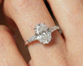 Custom listing for oval semi mount ring in sterling silver