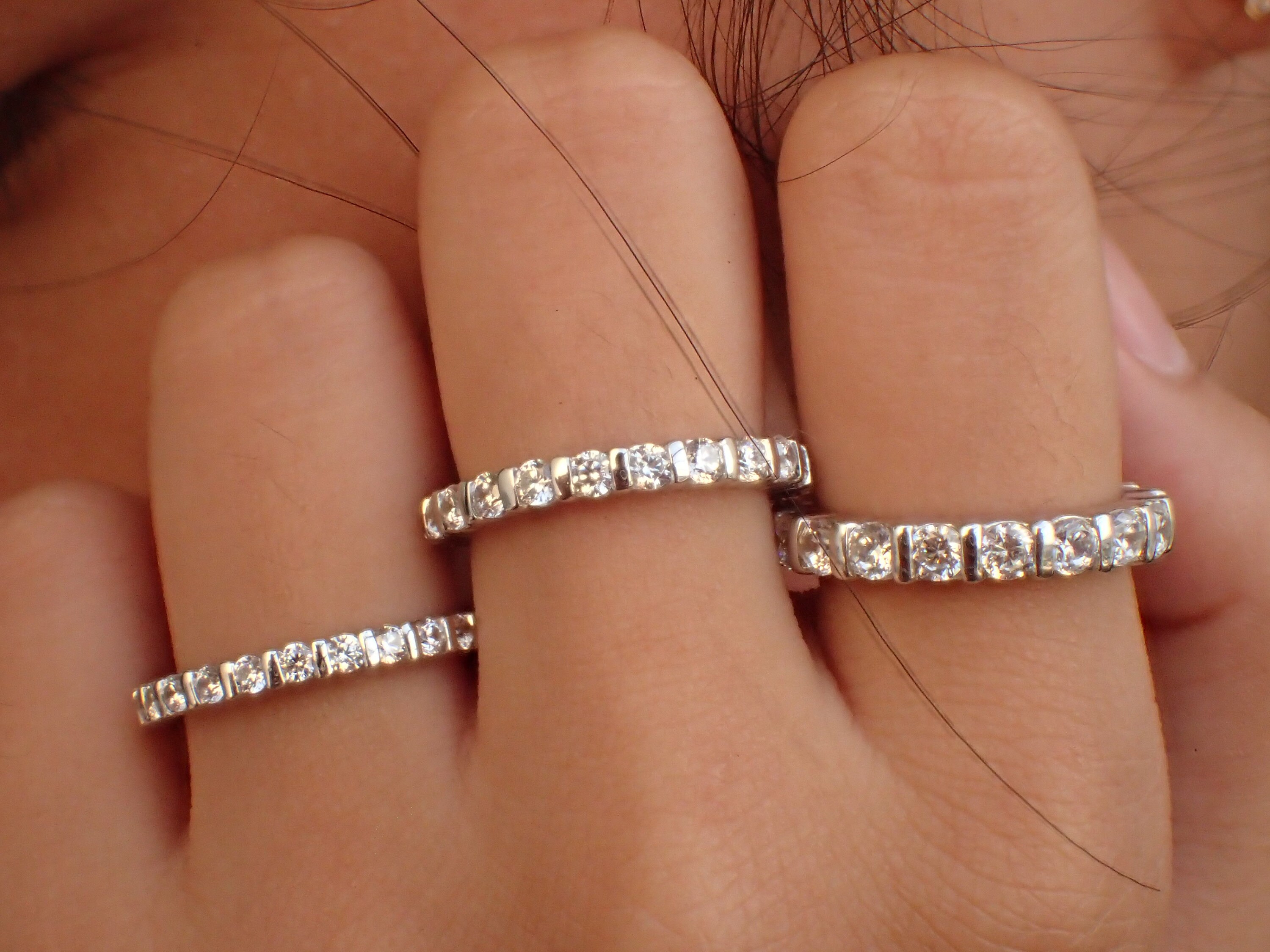 Eternity band sale settings