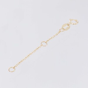 14K Solid Gold Extender, Gold Necklace Extender, Adjustable Link Extension, 14k Gold Cable Chain Extender - 1 or 2 inches