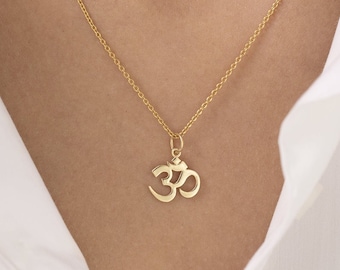 Om Necklace, Lord Symbol Pendant, Traditional Pendant Necklace, Hinduism Religion Aum Om Necklace