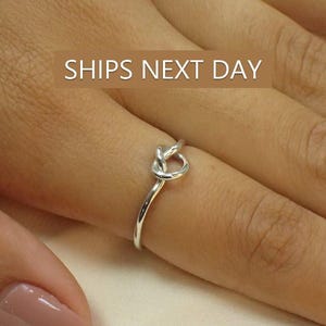 Knot Ring / Bridesmaid Gift / Mother Daughter Rings / Love Knot Ring / Unity Rings