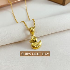 Collar de pato / Colgante con dije de pato / Regalo para amantes de las aves / Regalo para el mejor amigo / Regalos de caza