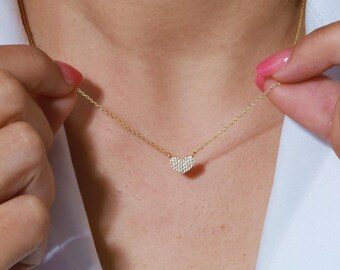 ネックレス・ペンダント TATIANA Silver 925 Petite Heart Link Necklace NZ2429 5006268 Designer fashion, Seoul-fully created | W Concept