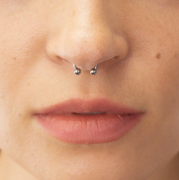 Halloween Nose Rings for Women 16G Nose Septum Piercing Jewelry Gothic Nose  Hoop Surgical Steel Nose Piercing Jewelry - AliExpress