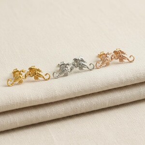 Scorpion Stud Earrings, Scorpion Studs, Animal Earring For Women, Dainty Stud Earring, Insect Jewelry, Gift for her image 6