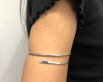 Minimalist Simple Arm Band / Upper Arm Cuff / Thin Arm Band / Upper Arm Jewelry / Arm Bracelet