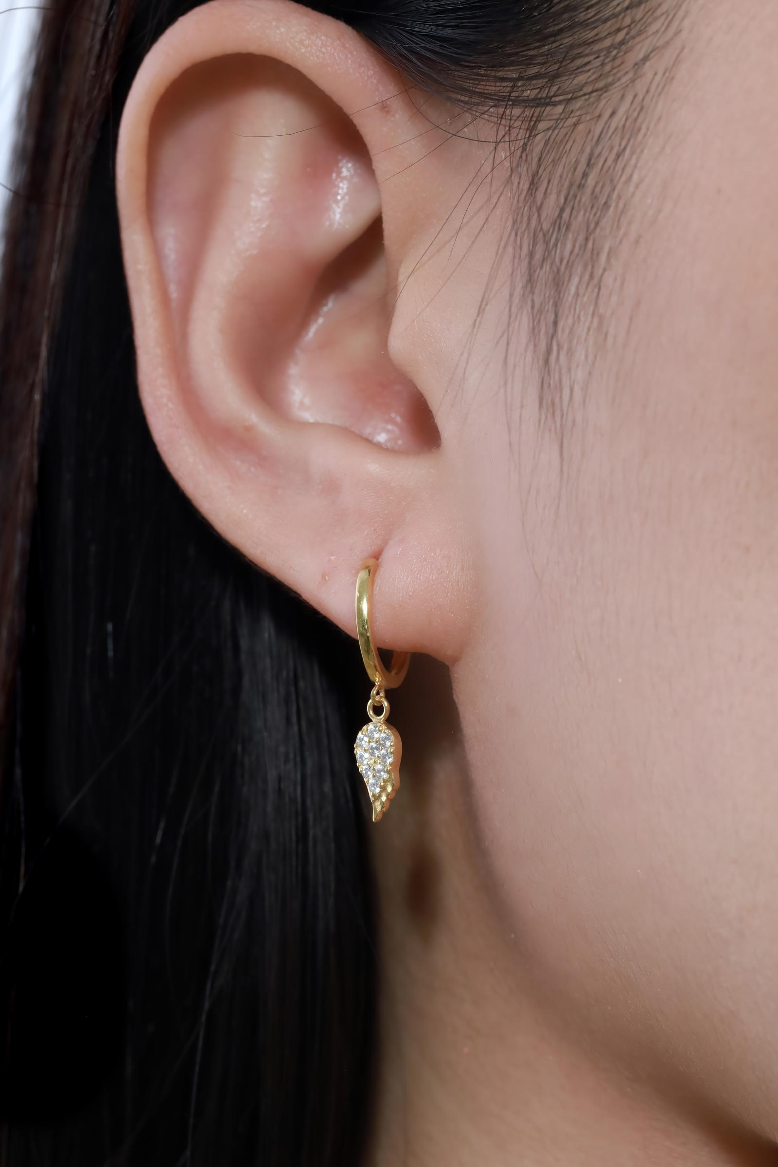 Orecchini A Perno In Argento 925 Con Gemme In Zirconia Cubica