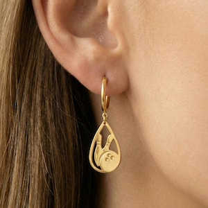 Bowling Hoop Earrings, Bowling  Earrings, Bowling Earring for Ladies Bowlers, Bowling Player Wife Earring, Gift for Bowling League Member