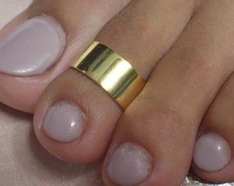 Anillo del dedo del pie de 5 mm / Anillo del dedo del pie para mujer / Anillo del dedo del pie minimalista / Anillo del dedo del pie mínimo de 5 mm