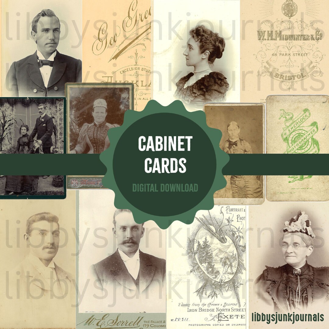 Vintage Cards Vintage Card Printable Etsy