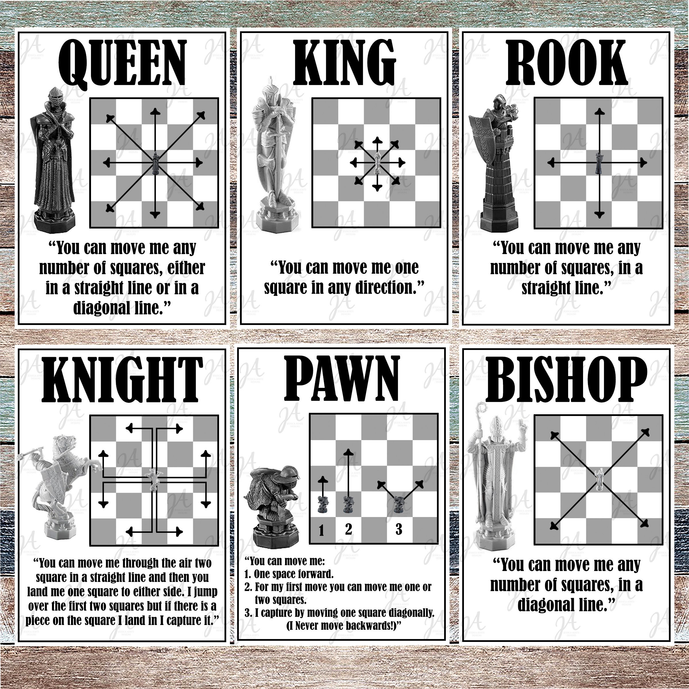 Chess Pieces List