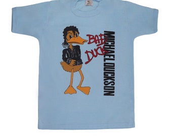 Michael Duckson Michael Jackson Bad Duck Vintage T Shirt