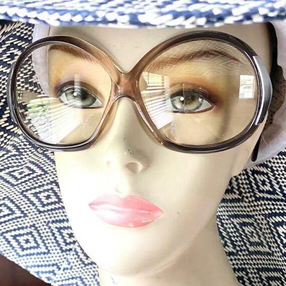 VTG Eyeglasses Big Chunky Funky Boho Kitsch bug ey