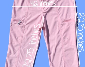 ★CERRIC★WAIST STRING CAPRI CARGO PANTS★1898★Pink★大人気 Zip Detail Capri Cargo Pants