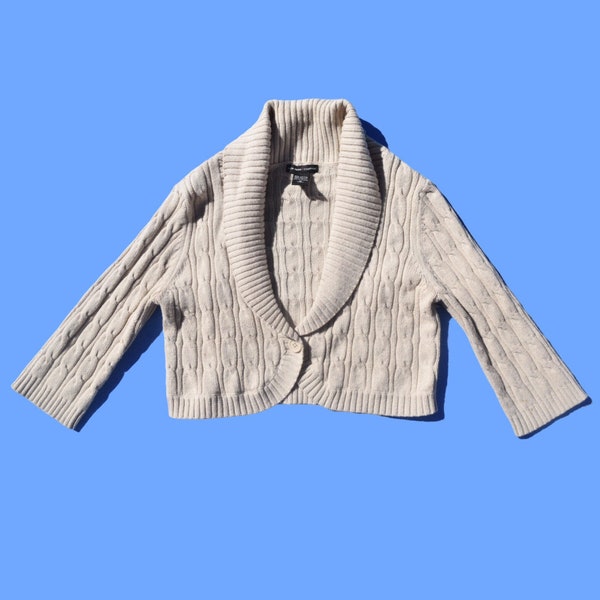 Cable Knit Shrug Bolero