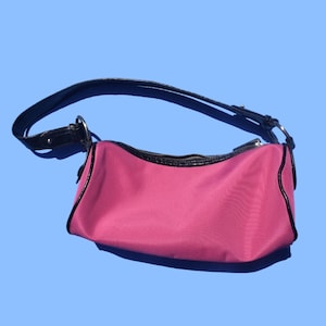 Hot Pink BCBG Barrel Shoulder Bag