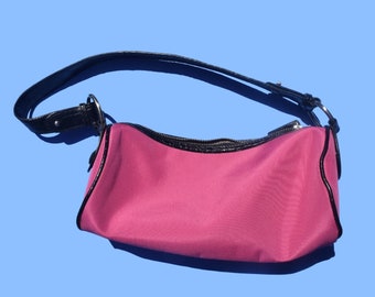 Hot Pink BCBG Barrel Shoulder Bag