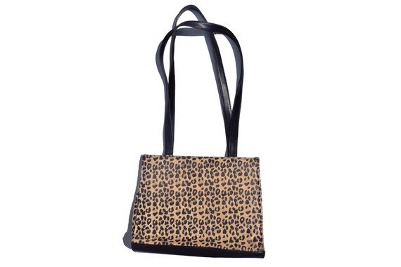 Late 90s Early 2000s Leopard Printed Shoulder Bag - image 1
