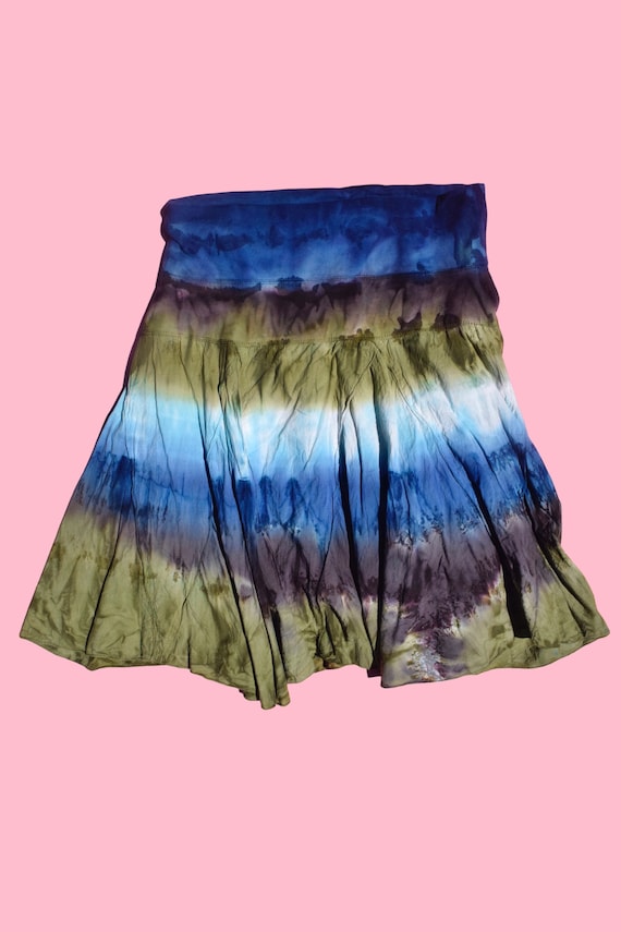 00s archive L.G.B. tie dye mini skirt - techform.us｜その他