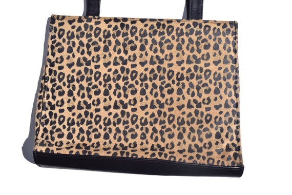 Late 90s Early 2000s Leopard Printed Shoulder Bag - image 5