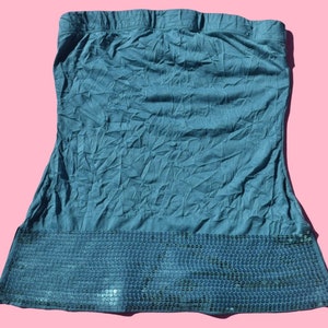 Early 2000s Ruched Embellished Charlotte Russe