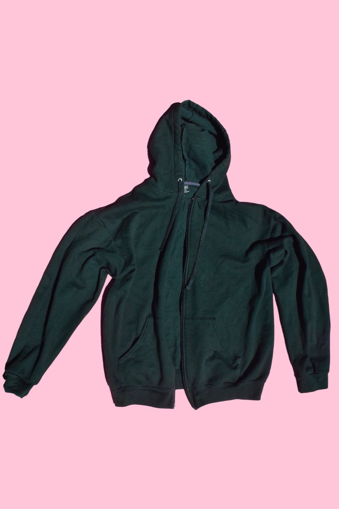 Forest Green Zip-Up Hoodie main image 0