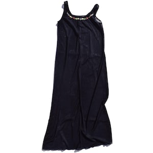 90s Vintage Sheer Mesh Maxi Dress