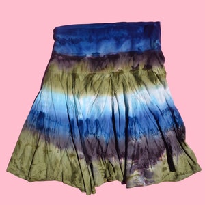 2000s Tie Dye Mini Skirt