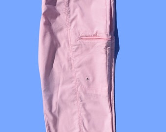 ★CERRIC★WAIST STRING CAPRI CARGO PANTS★1898★Pink★大人気 Pink Sporty Cargo Capri Pants - Etsy
