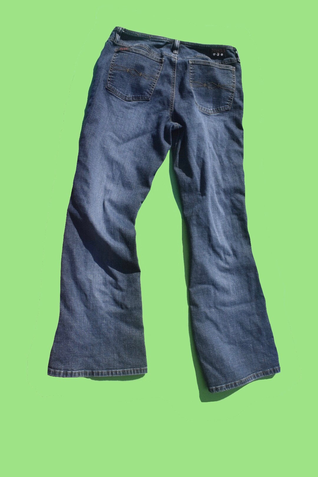 Y2k 2000s Dark wash Low-rise Flared Mudd Jeans | Etsy