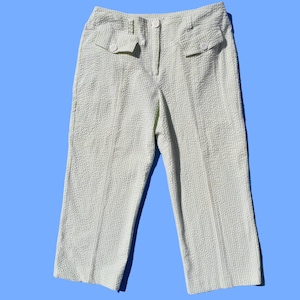 Gingham Capri Pants