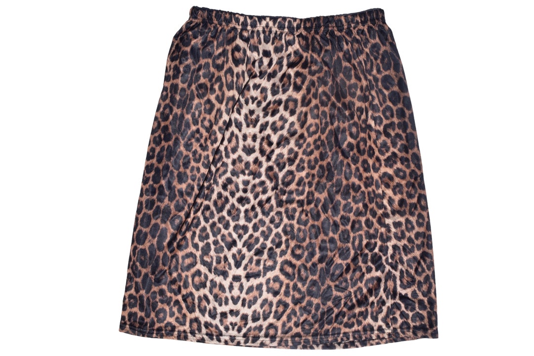 Vintage Leopard Midi Skirt