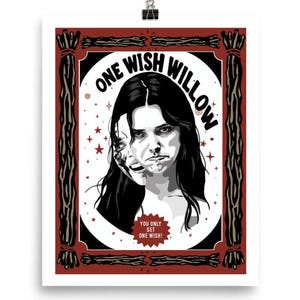 Nikki Obsession Print | Matte 8x10 | One Wish Willow | Horror Movie Art | image 1