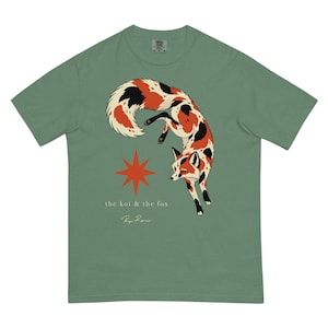 The Koi & The Fox Graphic Tee | Animal Art T-Shirt
