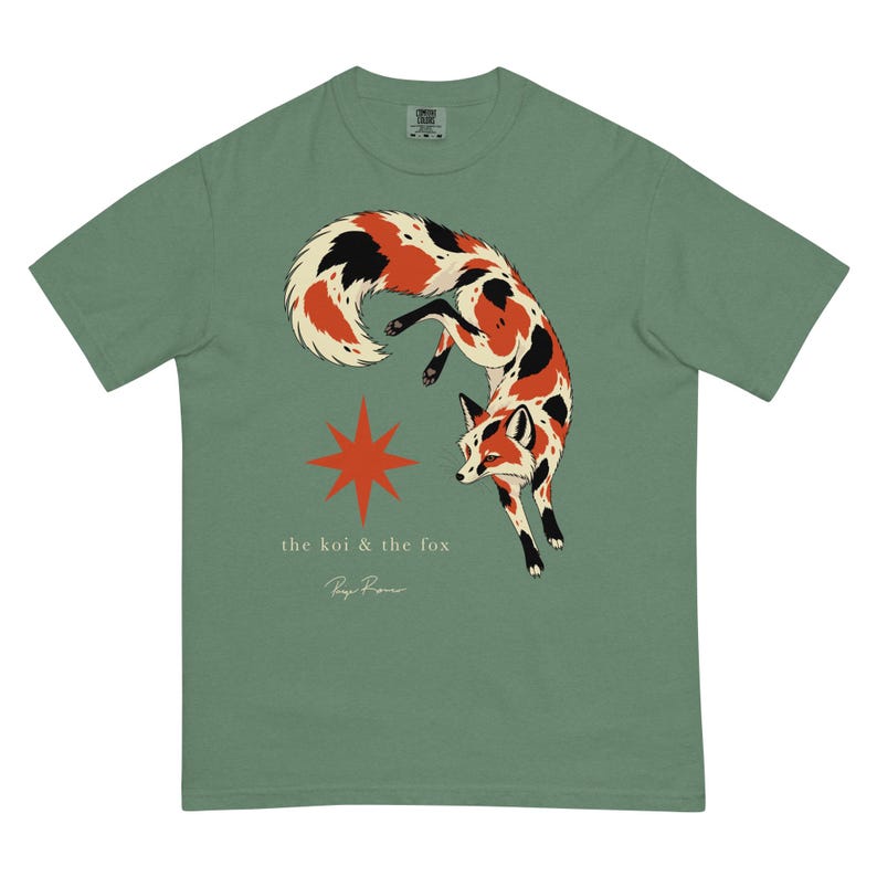 The Koi & The Fox Graphic Tee | Animal Art T-Shirt
