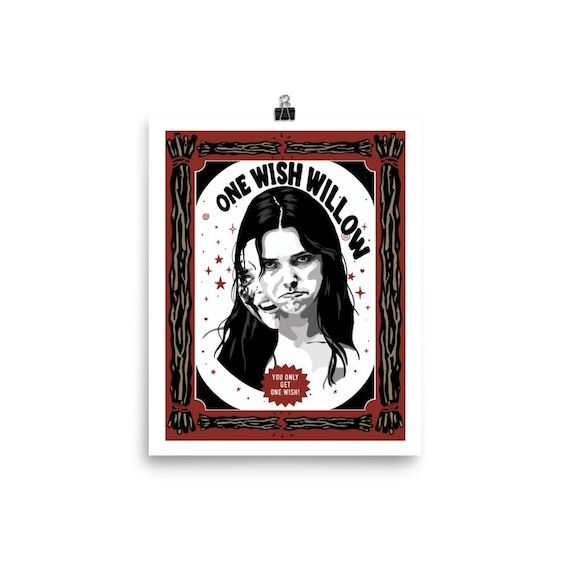 Nikki Obsession Print | Matte 8x10 | One Wish Willow | Horror Movie Art |