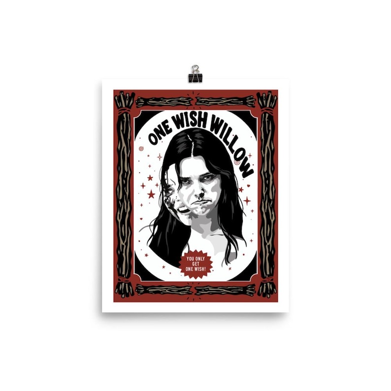 Nikki Obsession Print | Matte 8x10 | One Wish Willow | Horror Movie Art | image 1