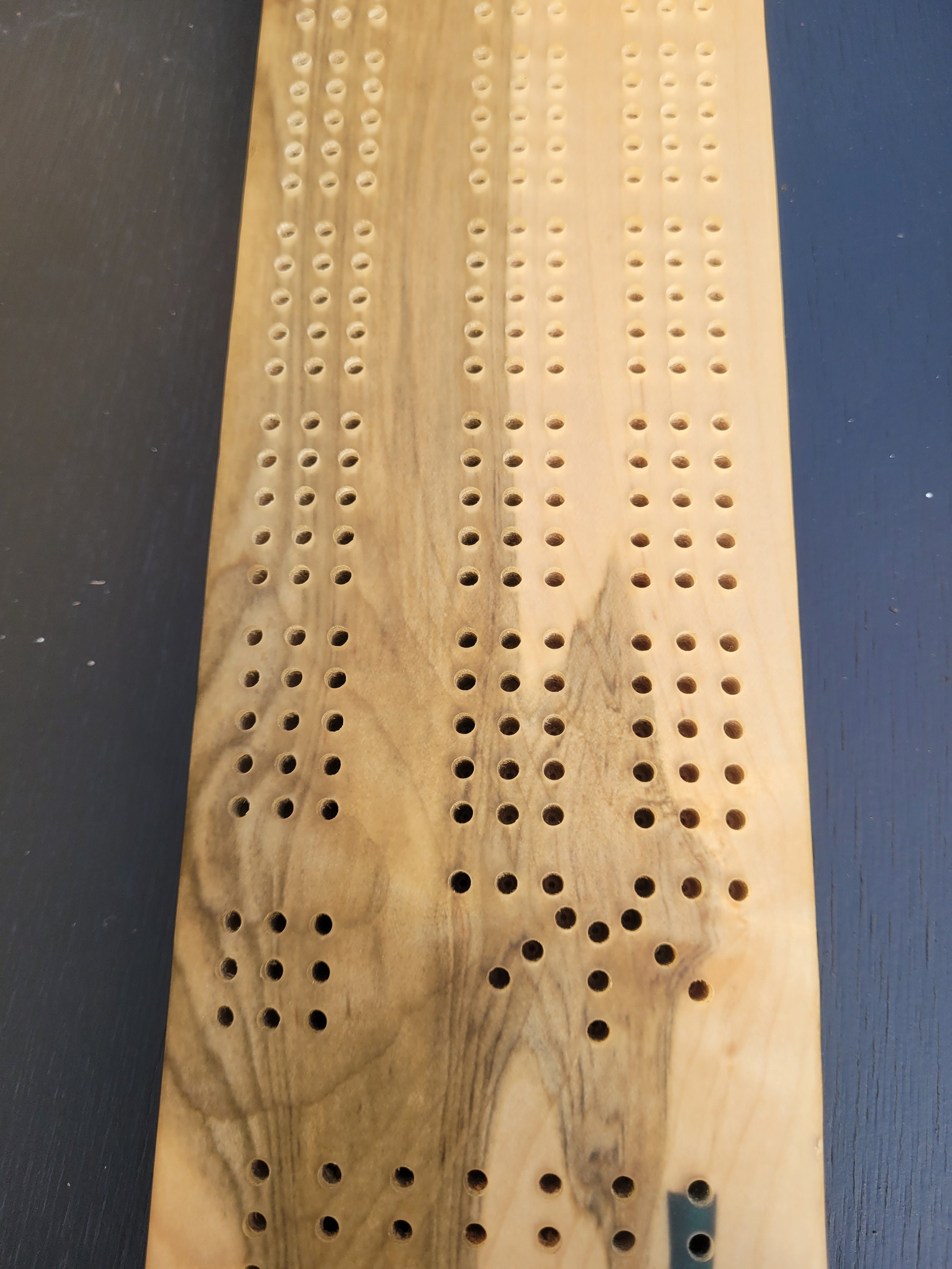 Maple Cribbage Board, 3 Man Cribbage Board, Cribbage, Cribbage Board