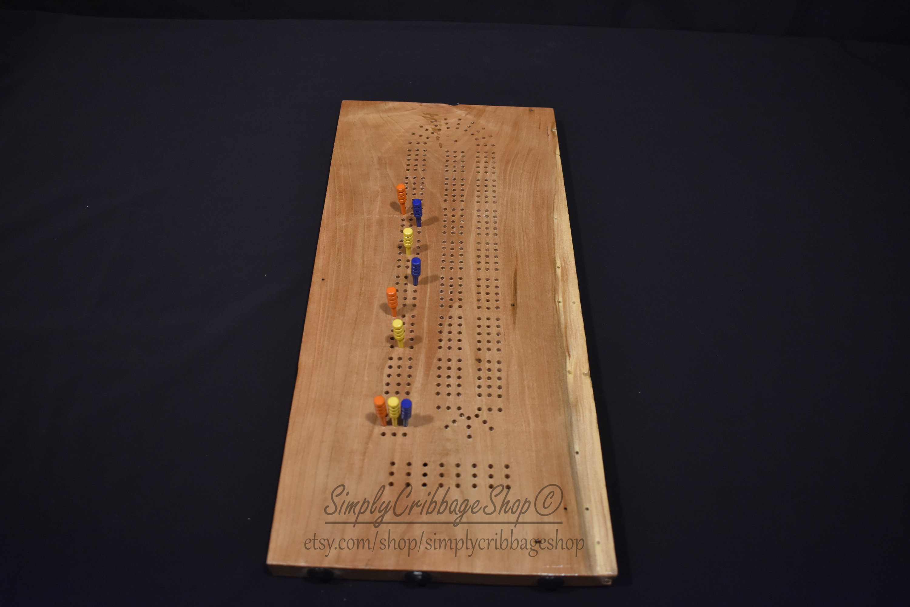 Cherry Cribbage Board, Cribbage, Cribbage Board, Games, Card Games