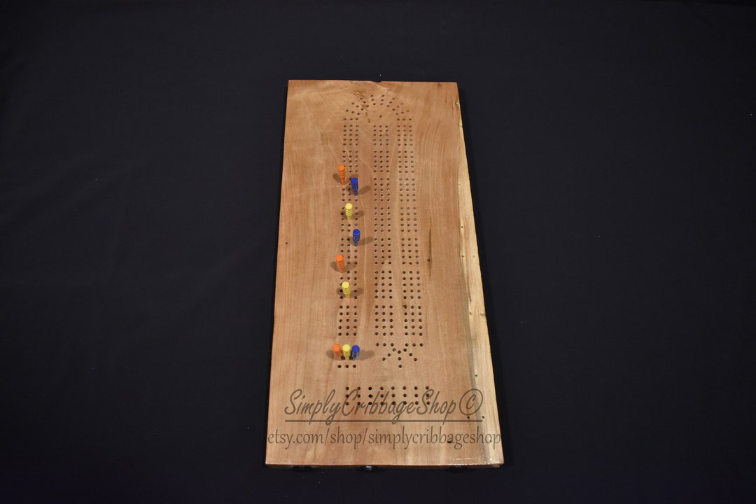 Cherry Cribbage Board, Cribbage, Cribbage Board, Games, Card Games