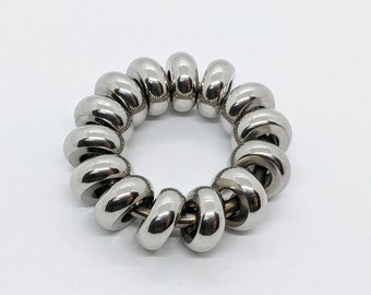 The Ring of Rollers Stainless Steel Fidget Ring, EDC Sensory Tool
