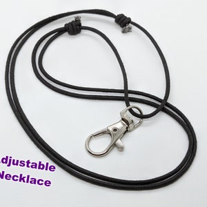 Fidget Holder Adjustable Necklace with Swivel Lobster Clasp by Floppy Links Fidgets