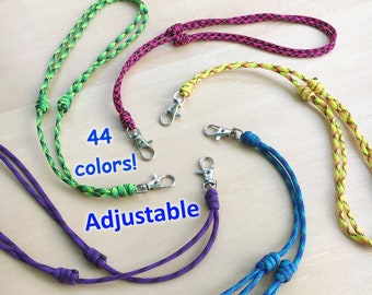 Cordón ajustable de paracord con cierre de langosta