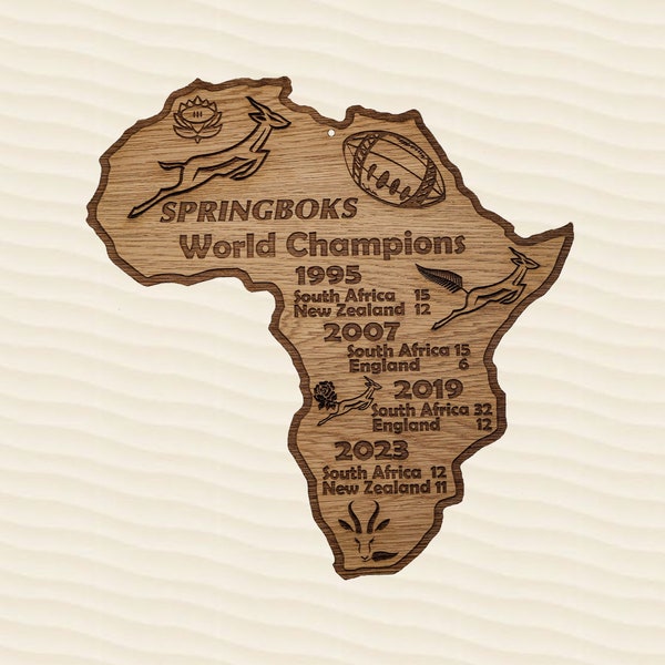 Plaque Springbok Rugby