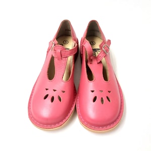 Chaussure Mary Jane Dollie pour femme faite main Cerise Pink