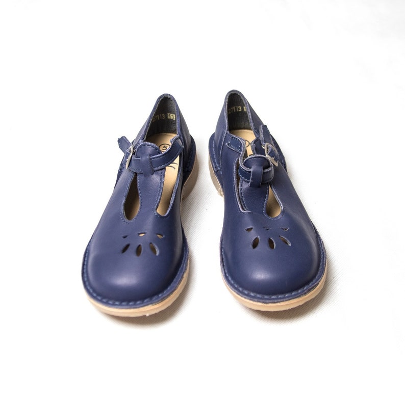 Chaussure Mary Jane Dollie pour femme faite main Blue