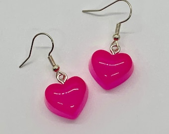 Colorful Gummy Heart Earrings
